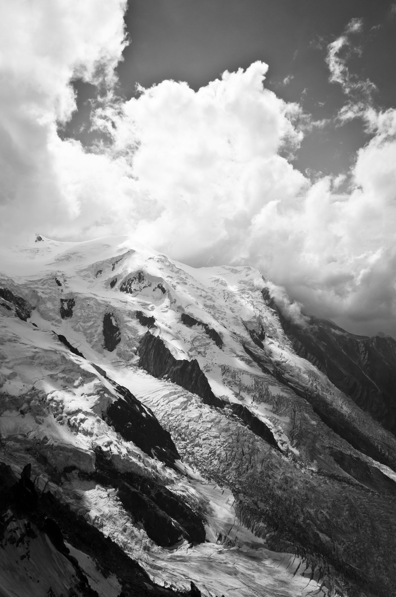 Photo: Mer de Glace, Aiguille du Midi, Alpes - France